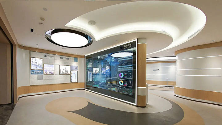 bat365中文官方网站打造专业性十足的金融展厅设计需要注意什么？(图1)
